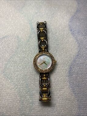 ESQ Swiss Women's Two-Tone Crystal Accent Watch in Gold and Silver